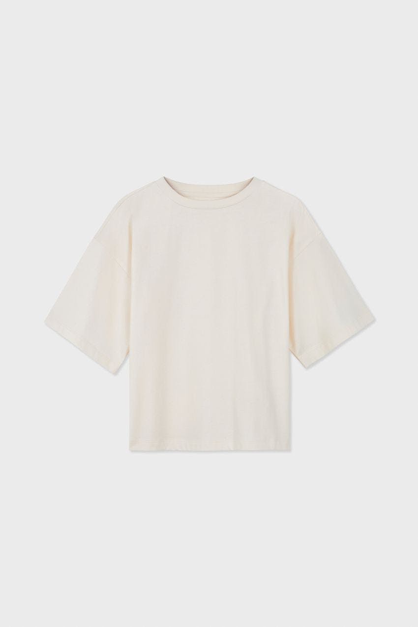 Relaxed Organic Cotton Trumpet Sleeve T-Shirt