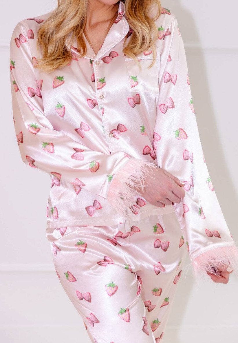 Strawberry Dream Silky Set – Teen/Women