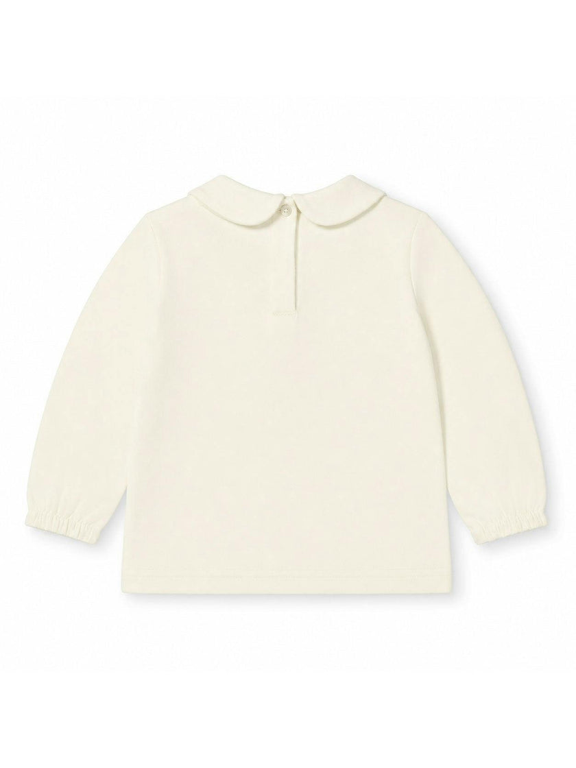 Ivory Long Sleeve Blouse