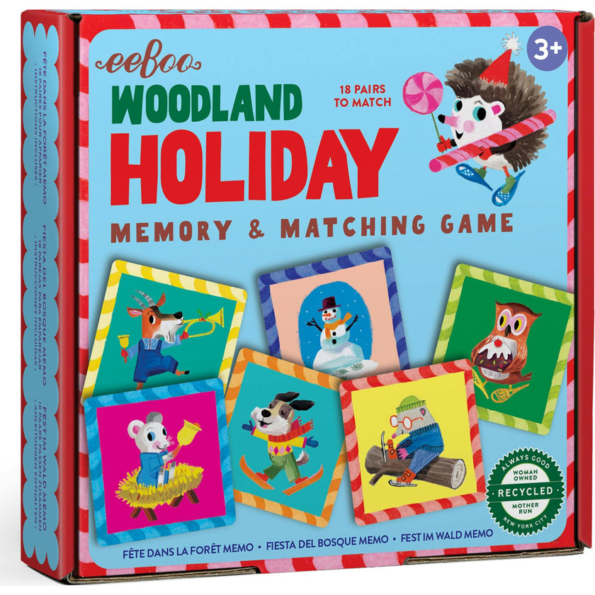 Memory & Matching Game: Woodland Holiday