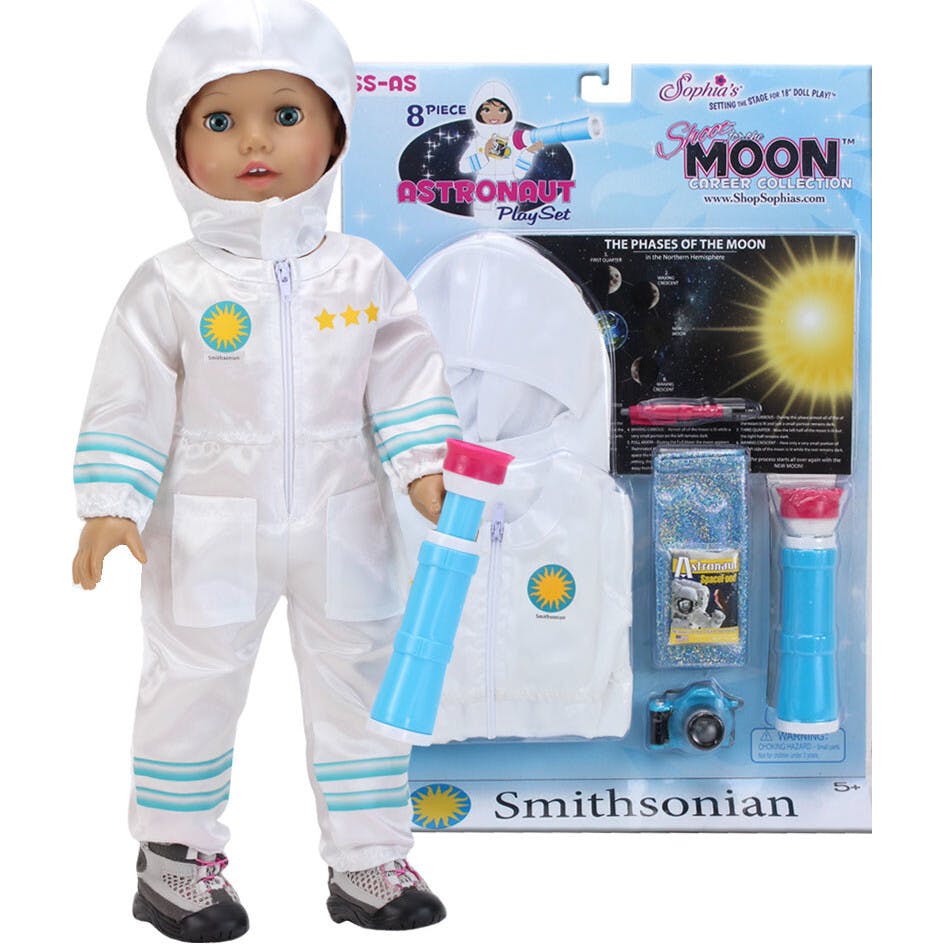 18'' Doll 8 pcs Smithsonian Astronaut Set