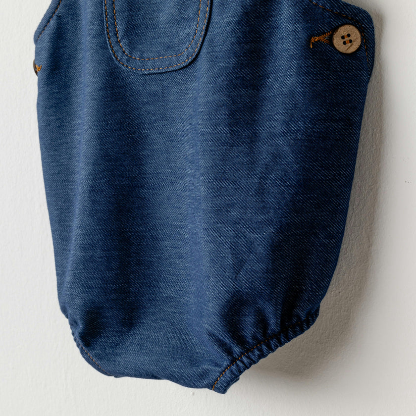 Indigo Casual Pocket Romper