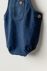 Indigo Casual Pocket Romper