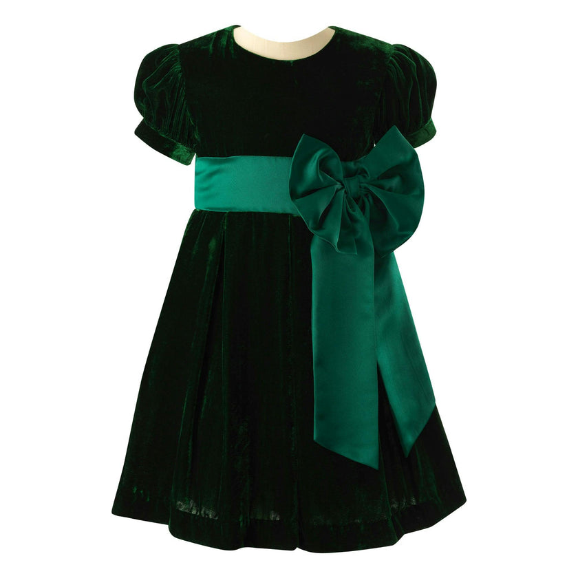 green velvet infant christmas dresses Baby Crushed Bow Dress 12-18m holiday celebrations Goddesses Color:Sun Kissed Christmas Dress Holiday Nursing
