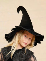 Spiderella Black Witch Hat For Girls