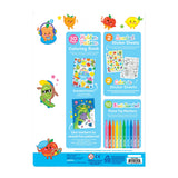 Yummy Yummy Scented Coloring Kit - Markers Stickers Coloring Book