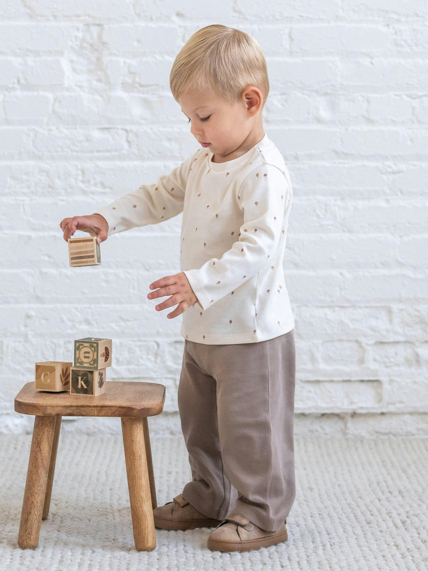 Arin Wide Leg Pant - Taupe