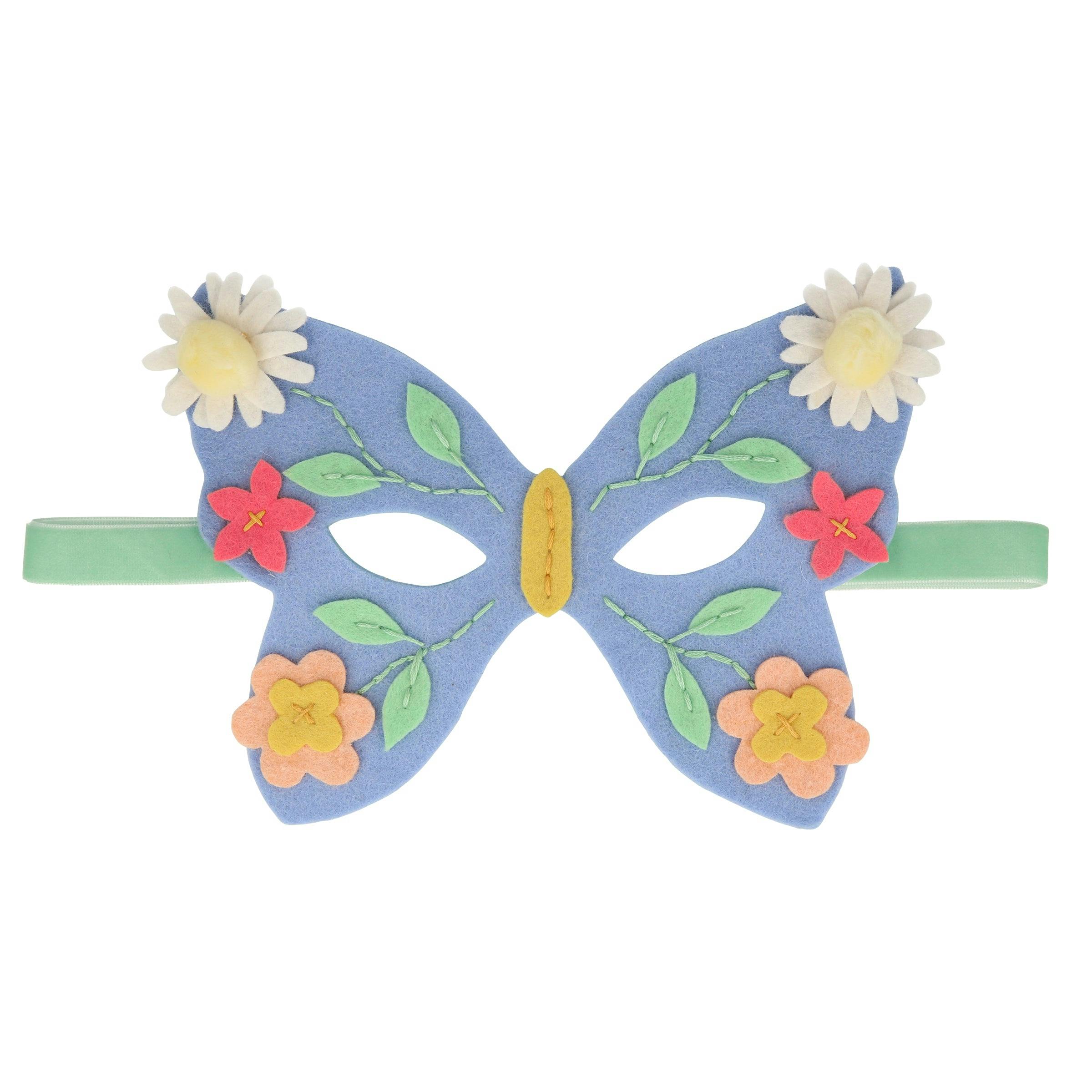 Flower Embroidery Mask