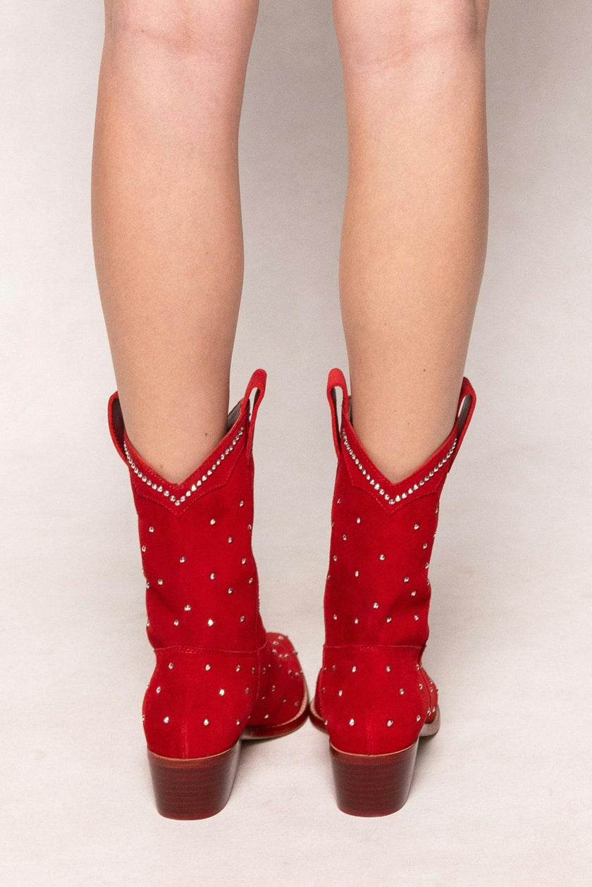 Channing Bootie in Red