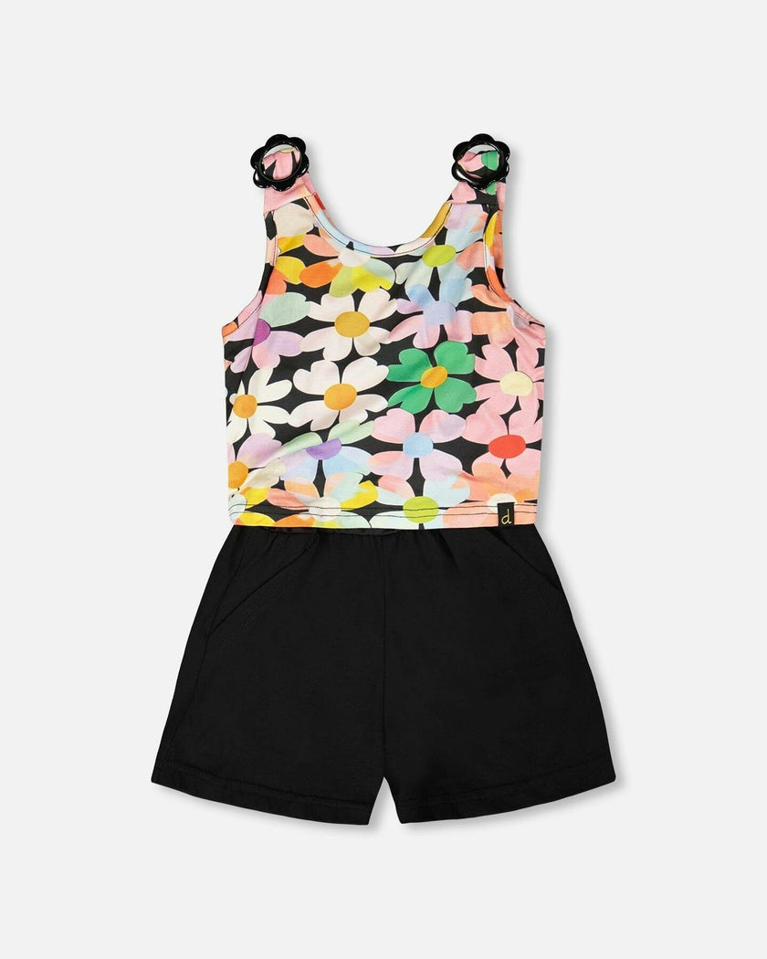 Sleeveless Jersey Jumpsuit