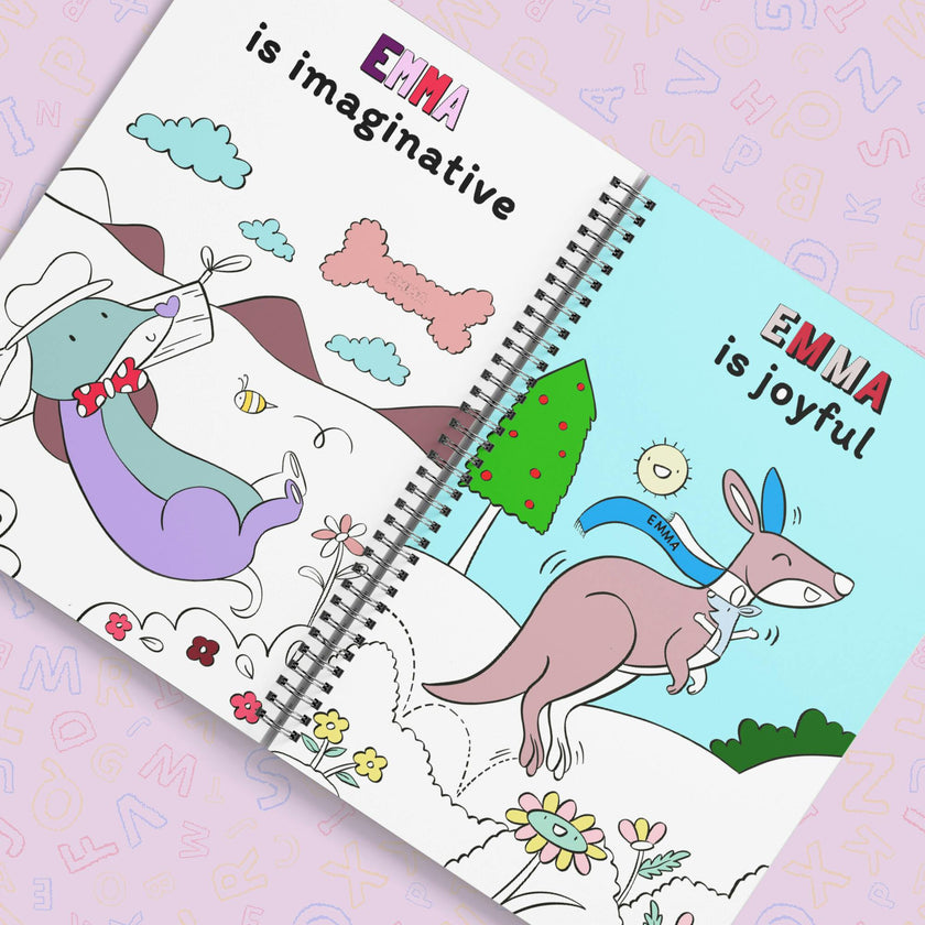 My Amazing Affirmation Coloring Book: Affirmations from A to Z! (Personalized Coloring Book)
