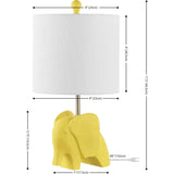 Koda Eclectic Southwestern Resin/Iron Elephant LED Kids Table Lamp