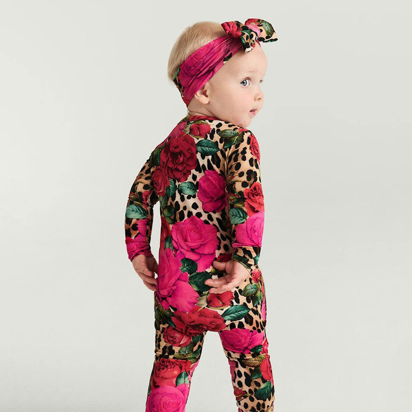 Wild Roses Convertible One Piece