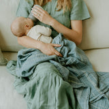 Organic Cotton Muslin Swaddle Blanket 2 Pack - Animal Crackers
