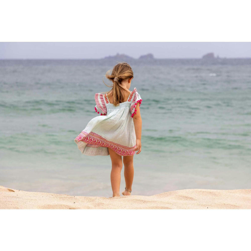 Serena Pom Pom Dress, Prints