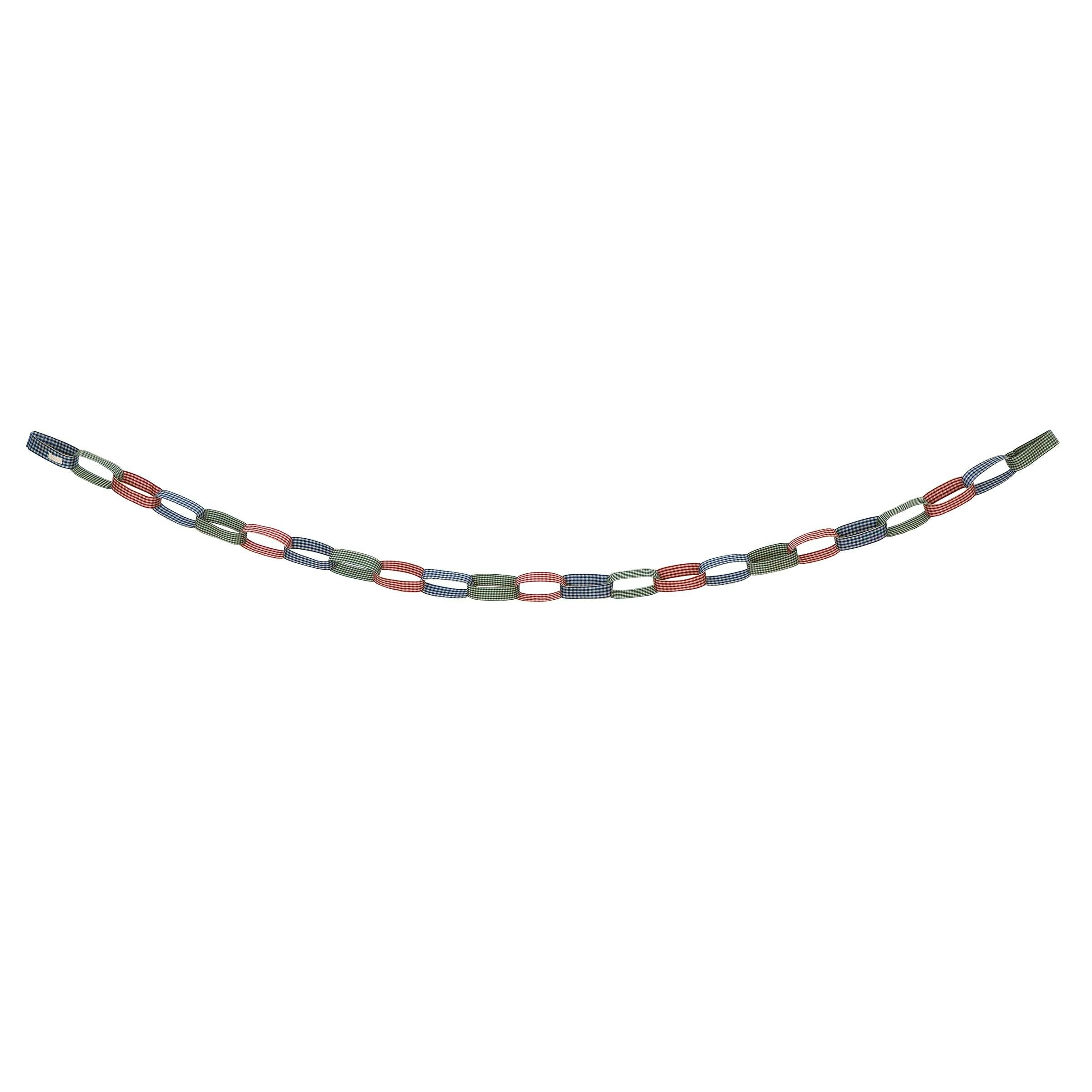 Gingham Chain Link Garland