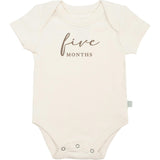 graphic bodysuit | five months milestone taupe