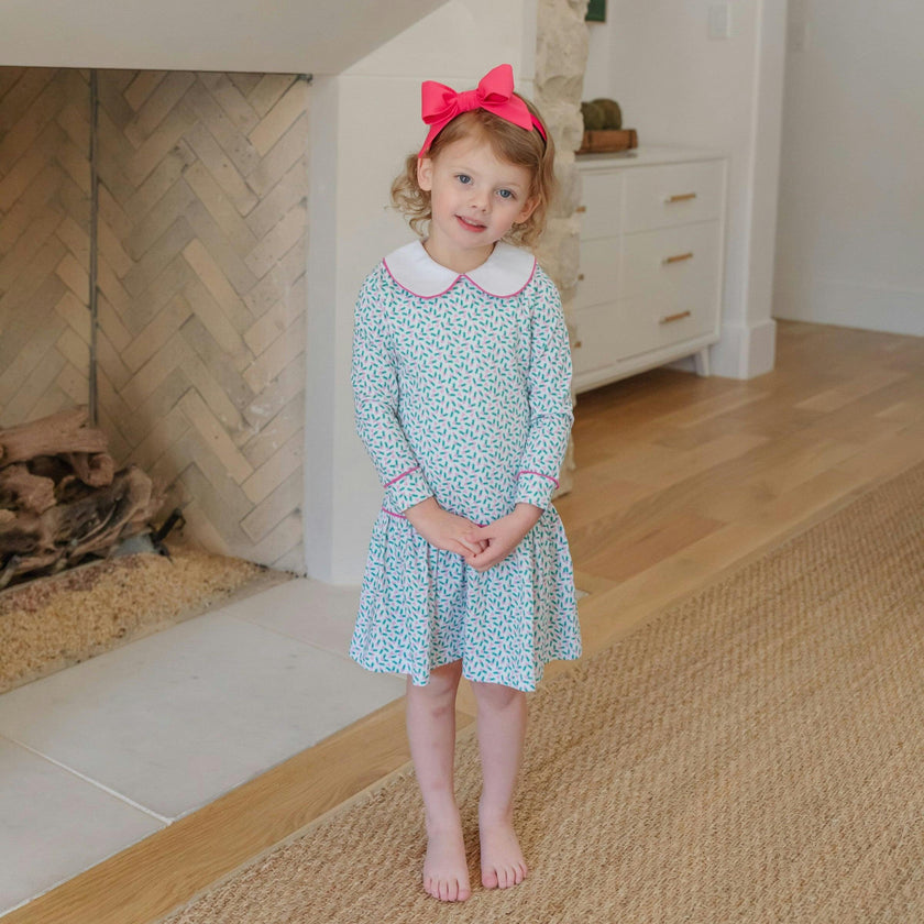 Lillian Girls' Dress Holly Holiday