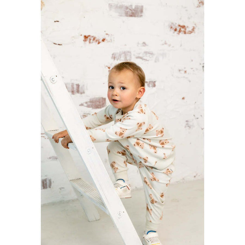 all over teddy bear jogger set