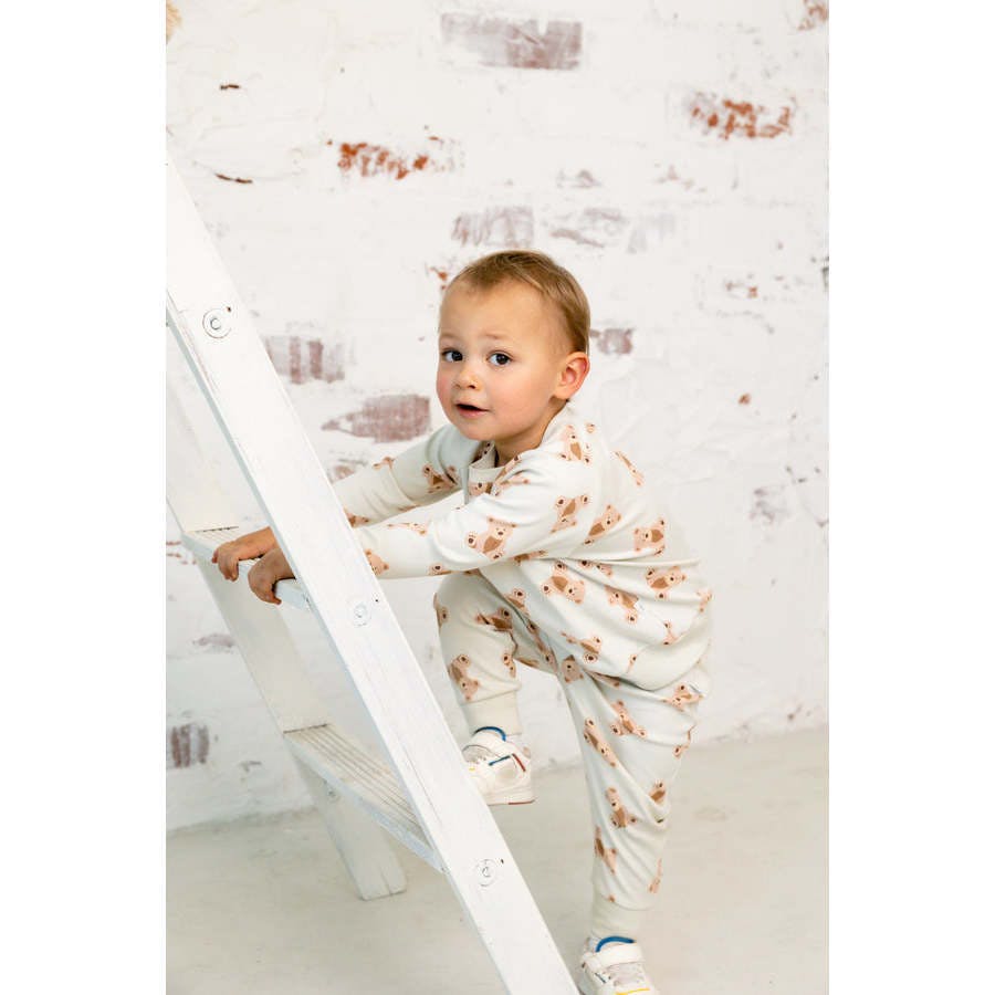 all over teddy bear jogger set