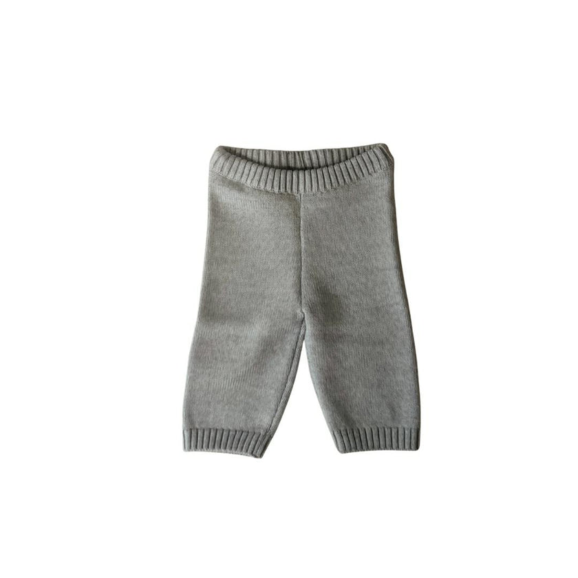 Merino Wool Joggers in Light Heather Gray