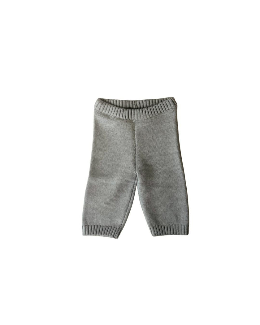 Merino Wool Joggers in Light Heather Gray