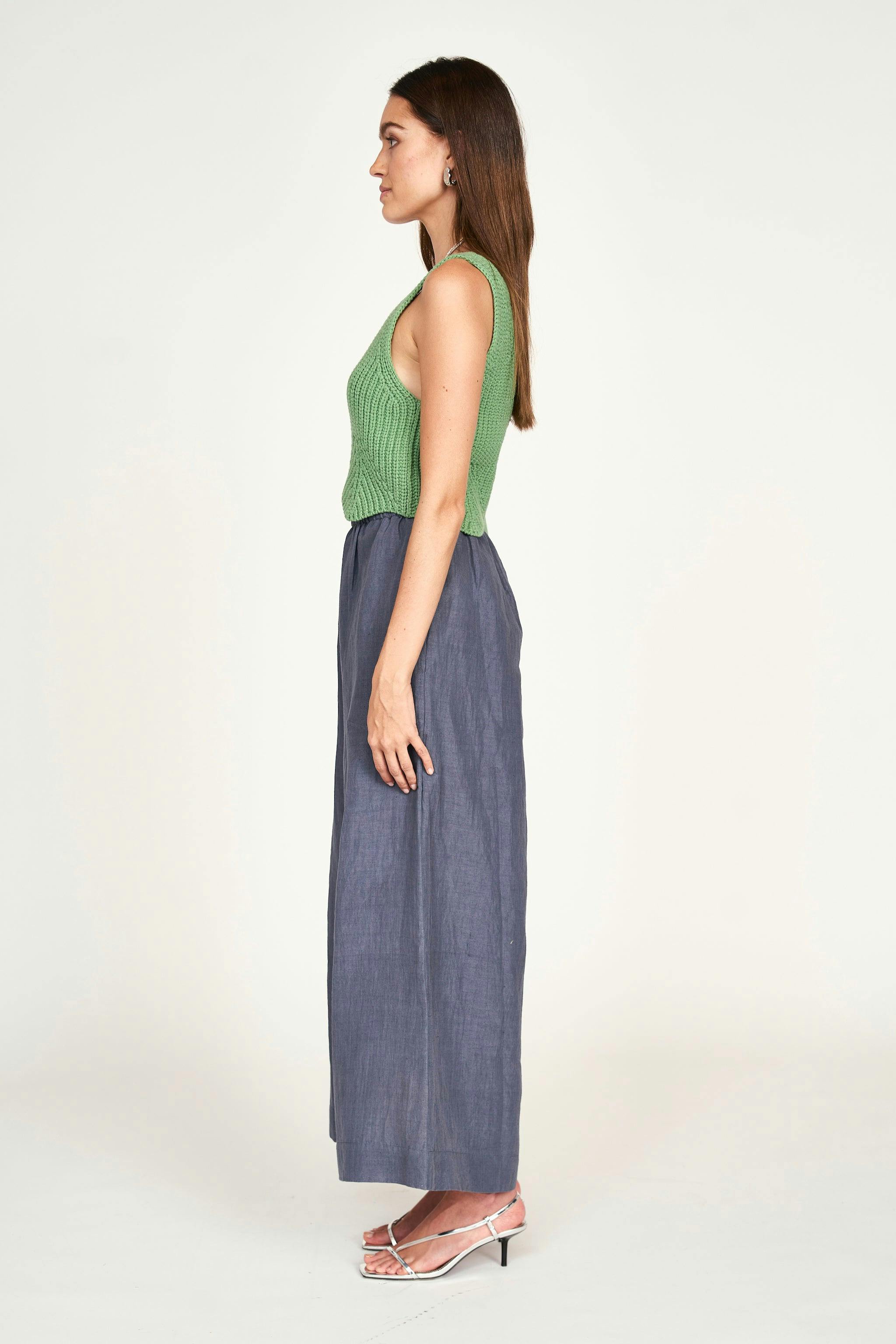 Arles Knit Tank in Clover