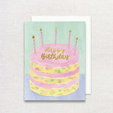 Sprinkle Cake Birthday Greeting Card
