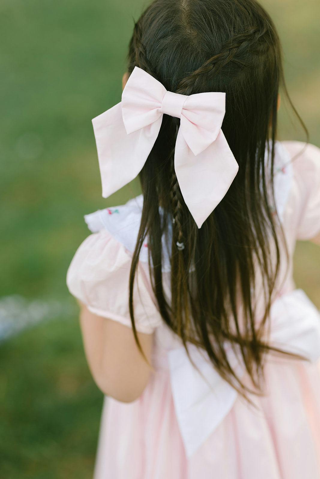 Alizee Cherry Pink Bow Hair Clip