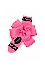 Crayon Back-to-School Hair Bow