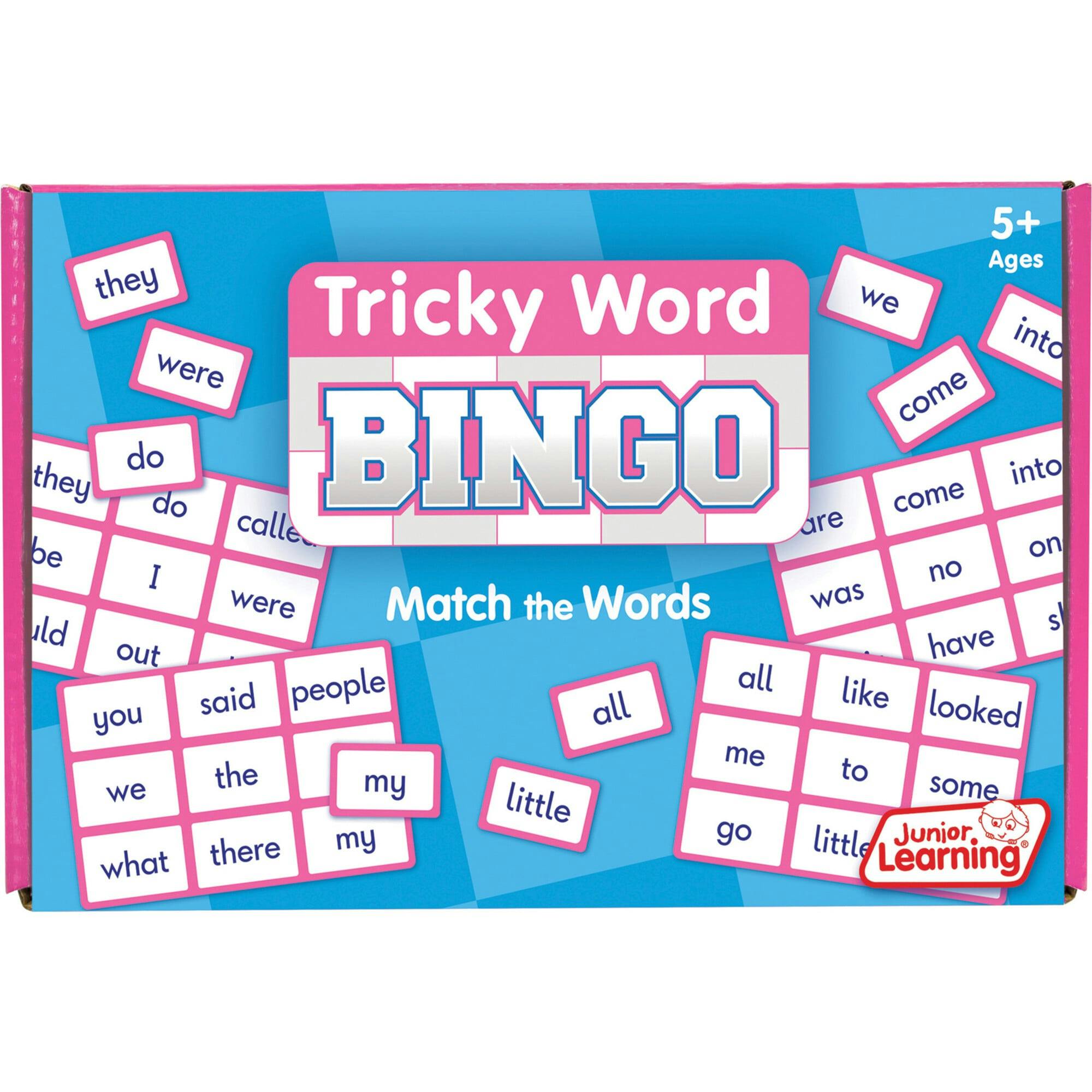Tricky Word Bingo Educational Learning Game