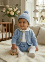 THE ASPEN CASHMERE CARDIGAN | SKY BLUE