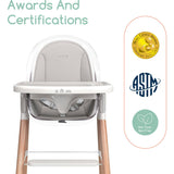Children of Design 6 in 1 Deluxe High Chair with Cushion