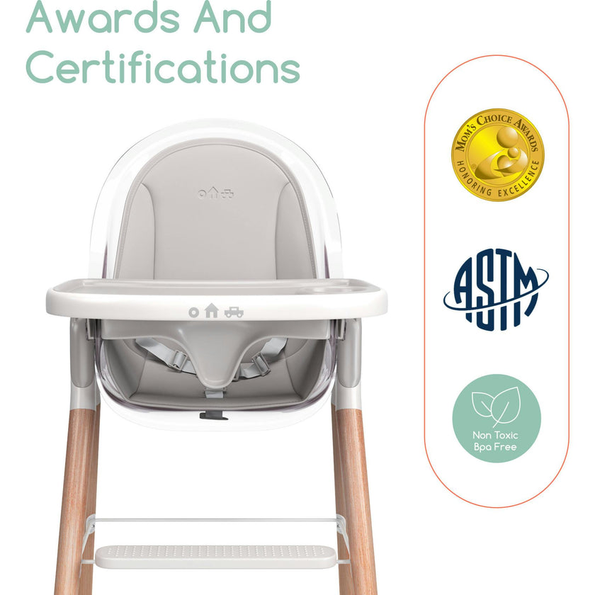 Children of Design 6 in 1 Deluxe High Chair with Cushion