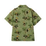 Collar Button-Up Shirt and Shorts Set