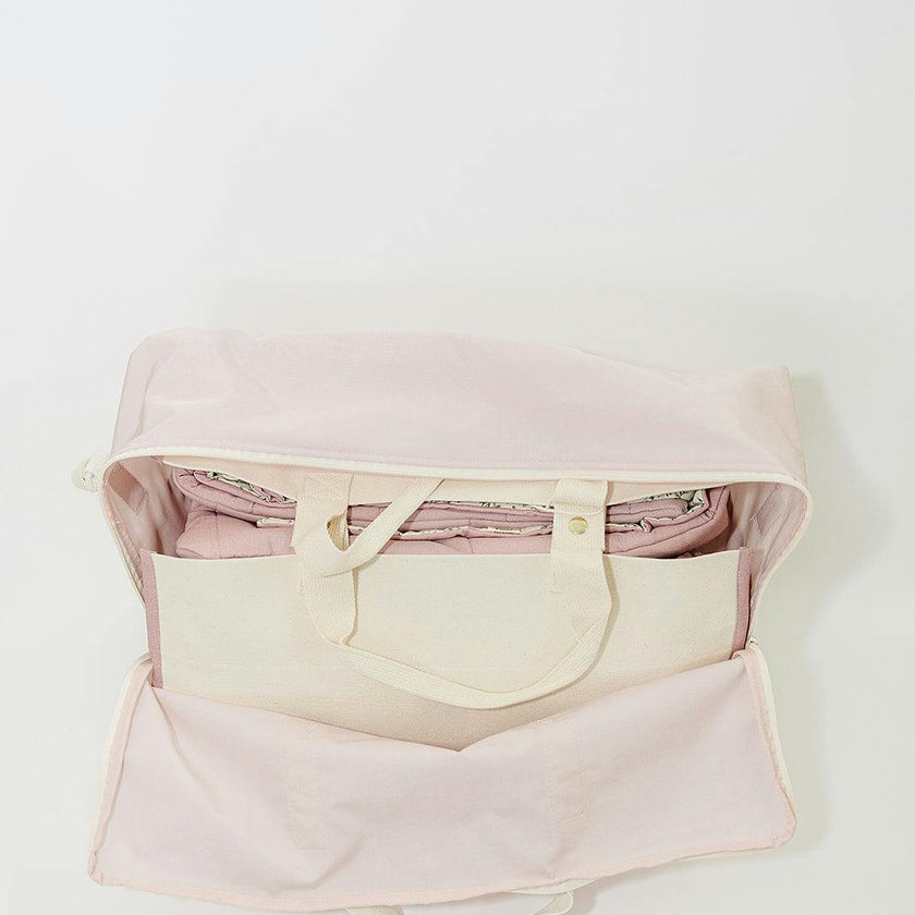 Portable Bedding Set Bags (Light Pink)