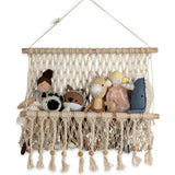 Willow Macrame Storage Wall Decor
