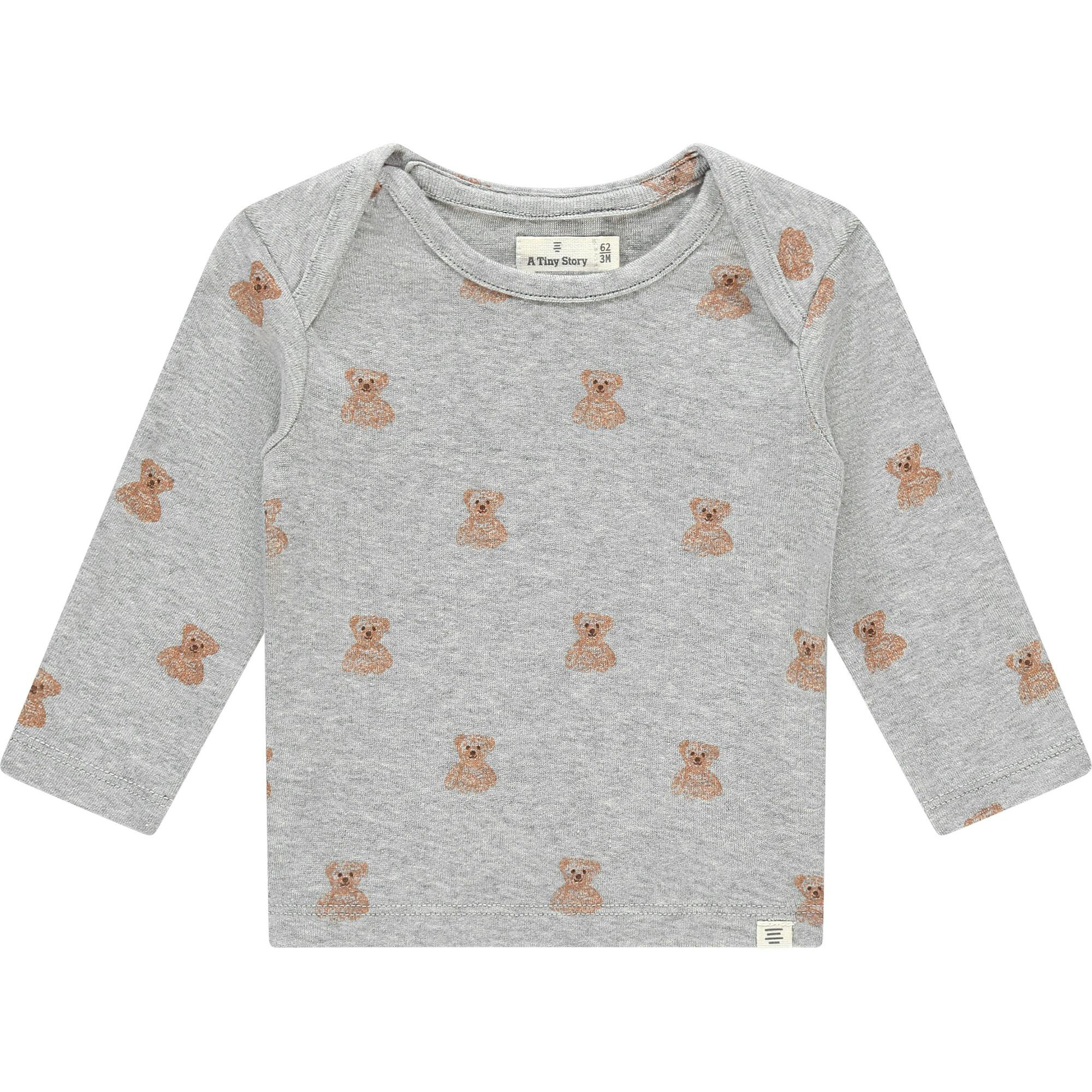 Teddy Print Long Sleeve
