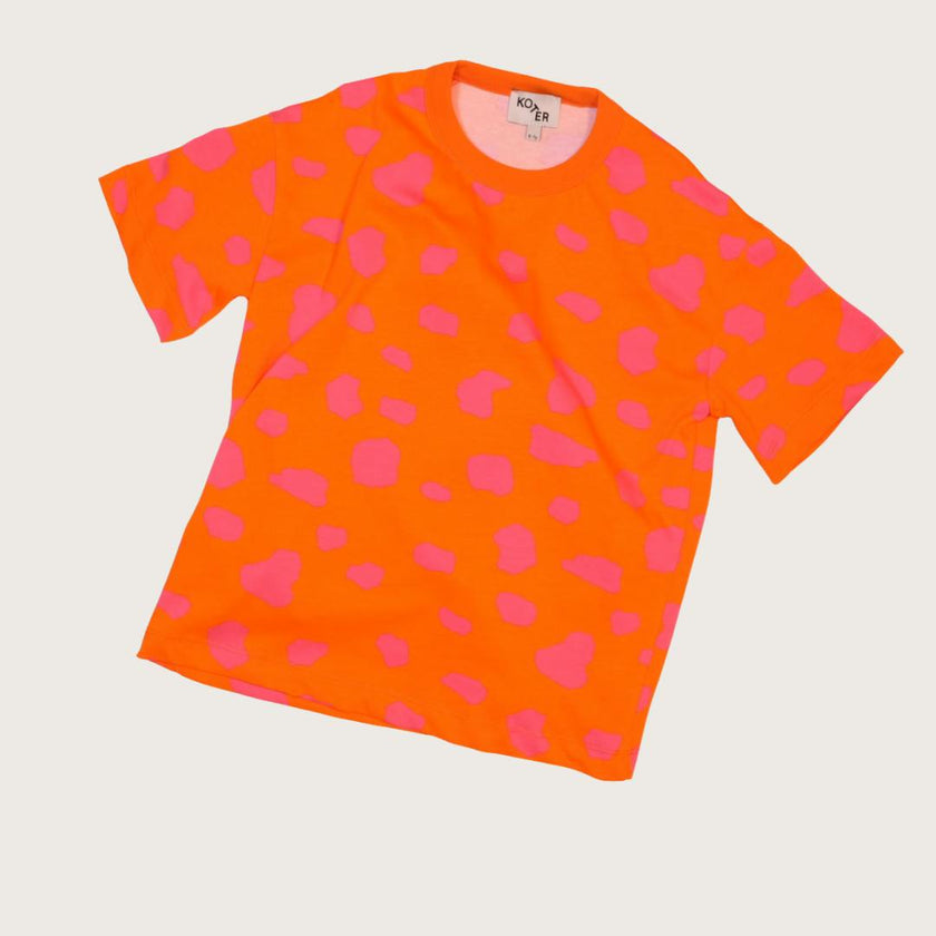 Yuki Jersey Pink Dot Relaxed Tee