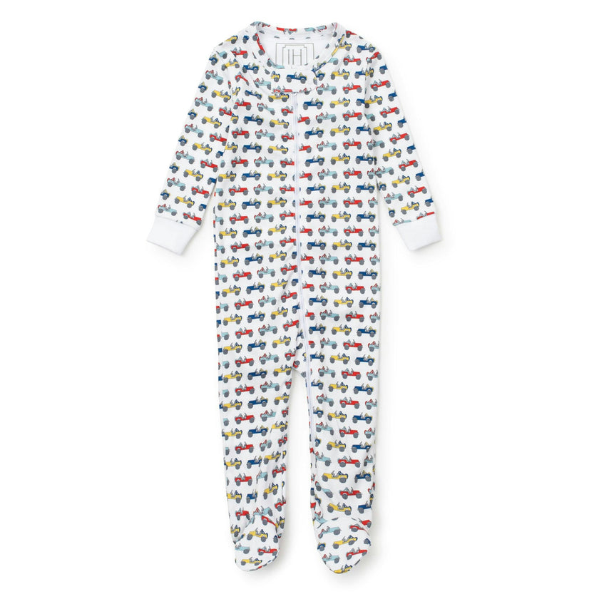 Parker Boys' Zipper Pajama - Cruisin Jeeps