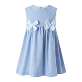 Chambray Bow Dress