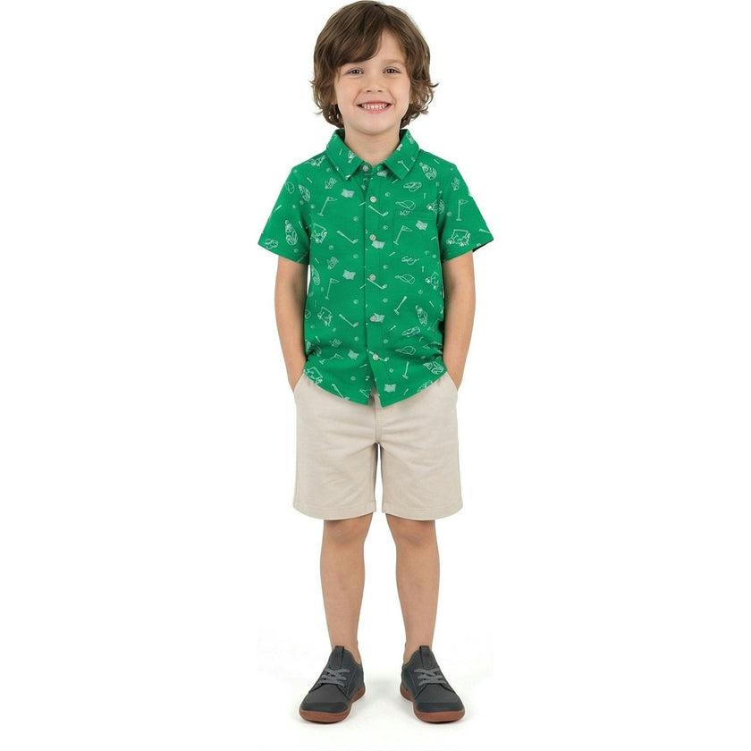 Boys Knit Buttondown | Gone Golfing
