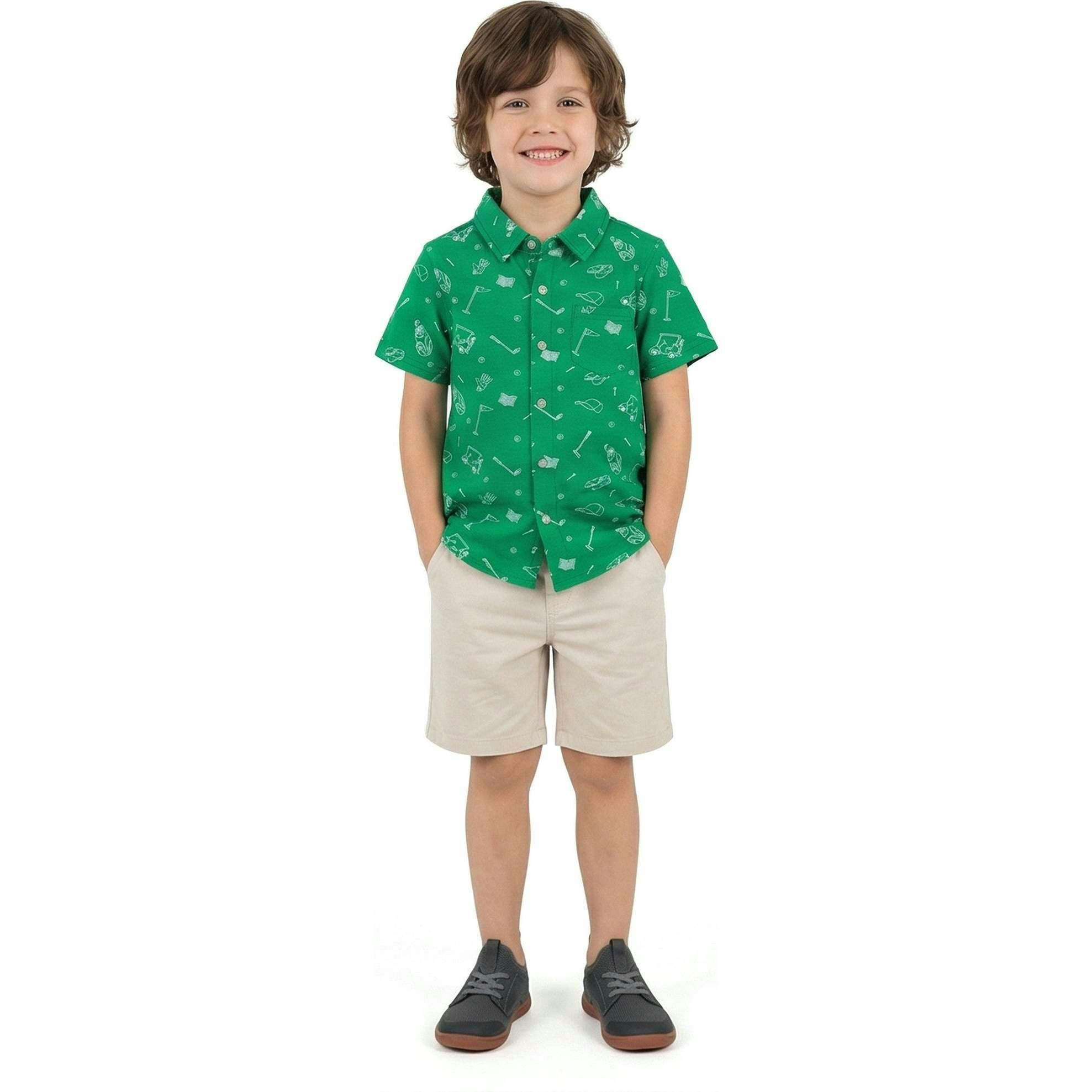 Boys Knit Buttondown | Gone Golfing