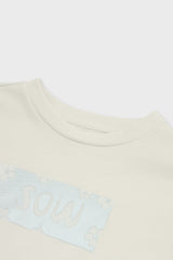 Relaxed Organic Cotton T-Shirt With SOW Print