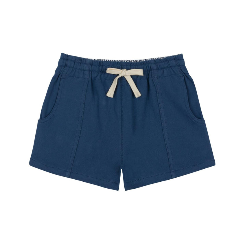 Boys Newport Navy Ultra-Soft Twill Short