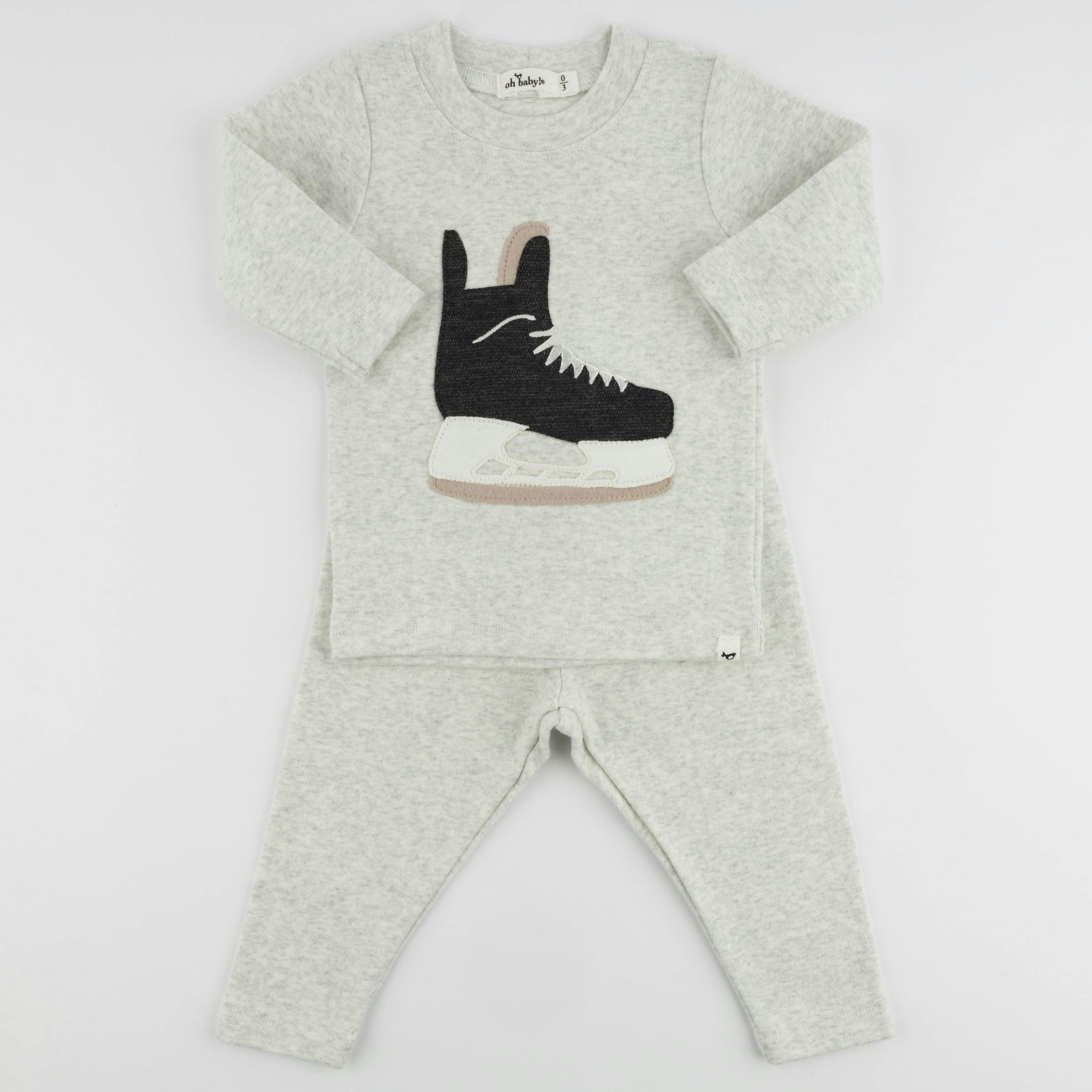 Hockey Skate Baby Rib 2pc Set