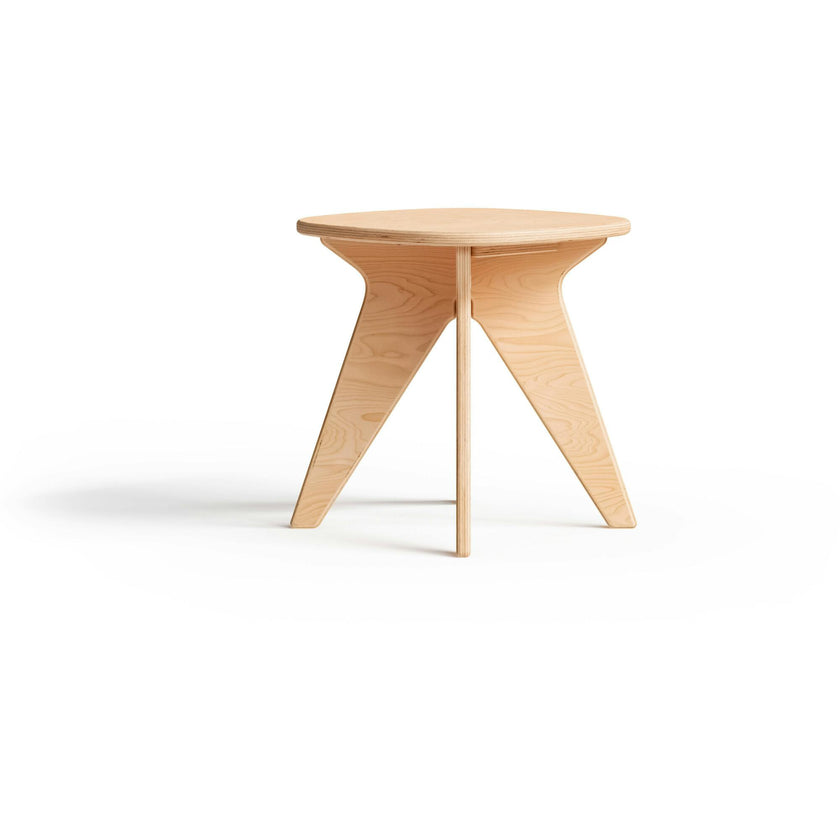 Wooden Pietro Mondini Rounded Square Stool