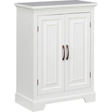 St. James Wooden Floor Cabinet with 3 Shelves