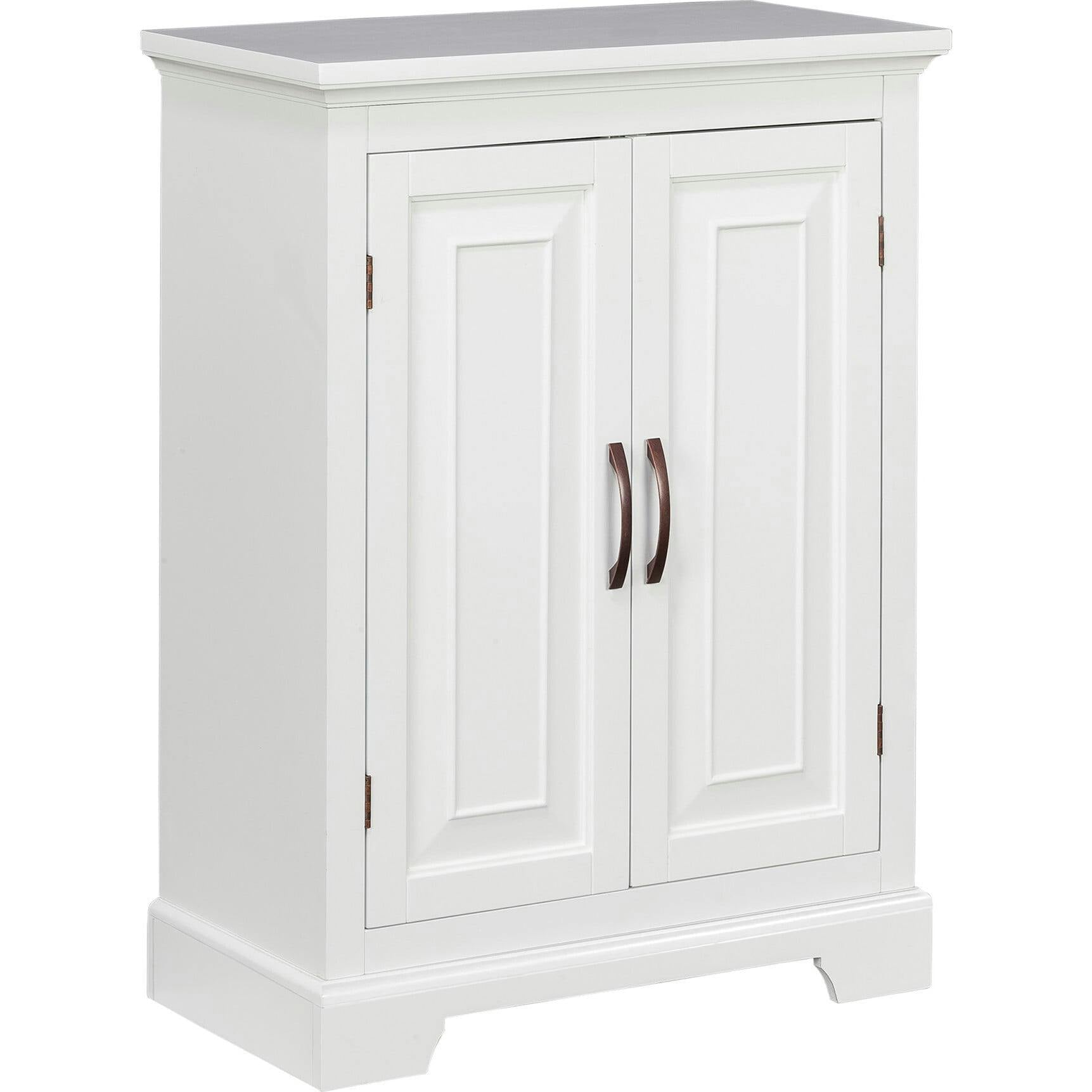 St. James Wooden Floor Cabinet with 3 Shelves