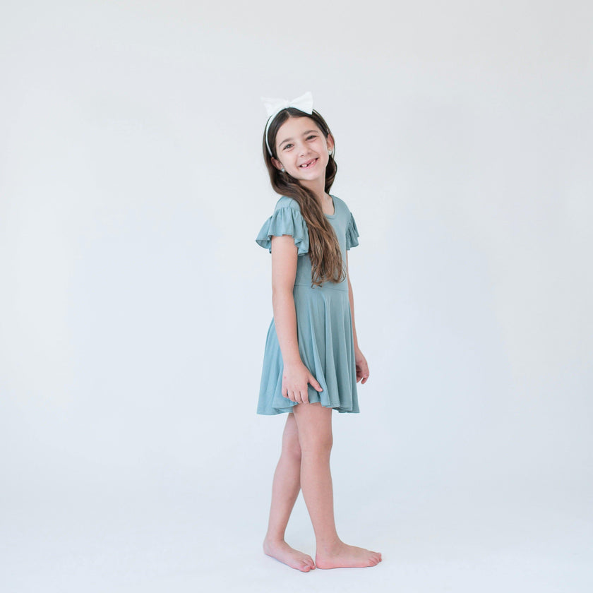 Cap Sleeve Twirl Dress